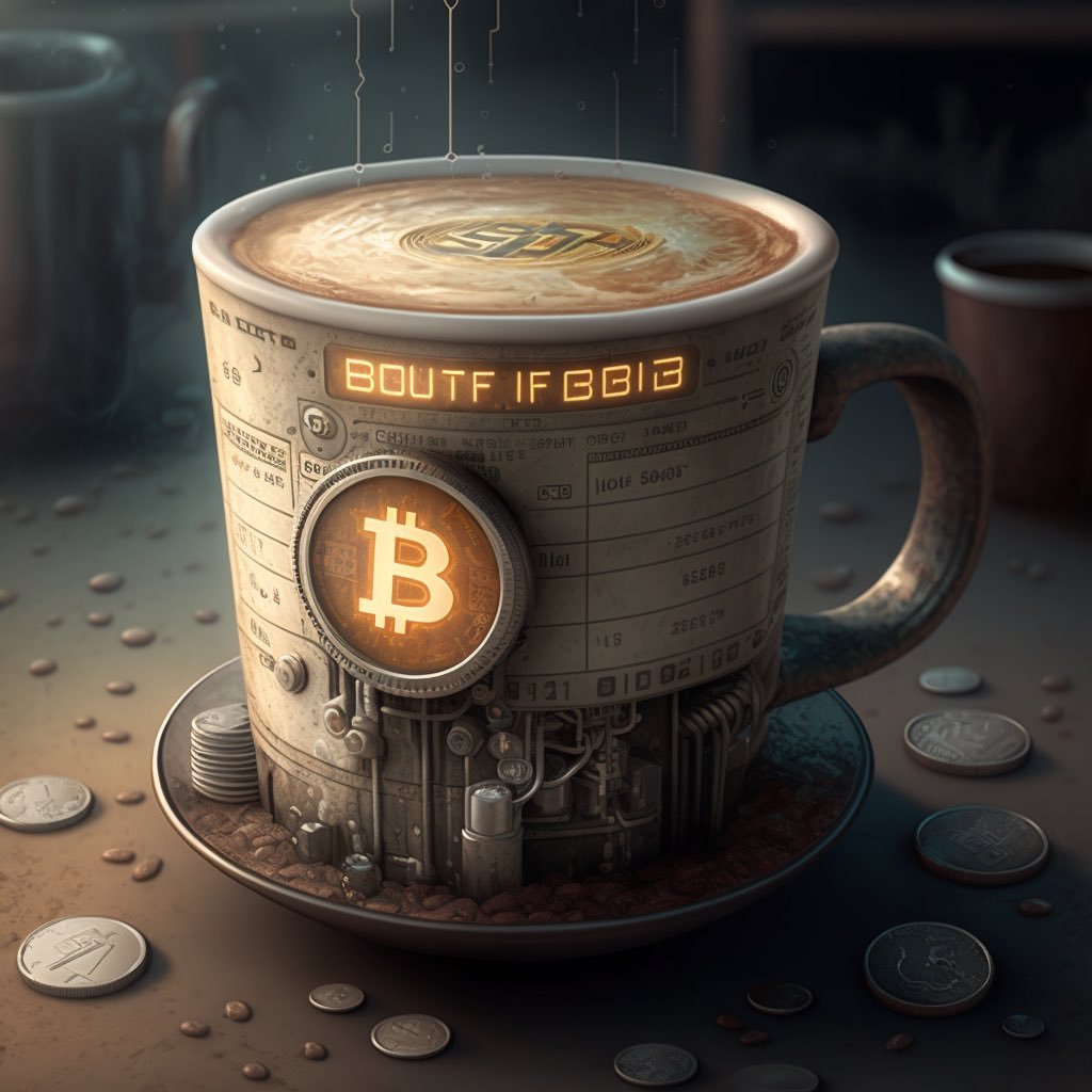 Start your day with #Bitcoin.