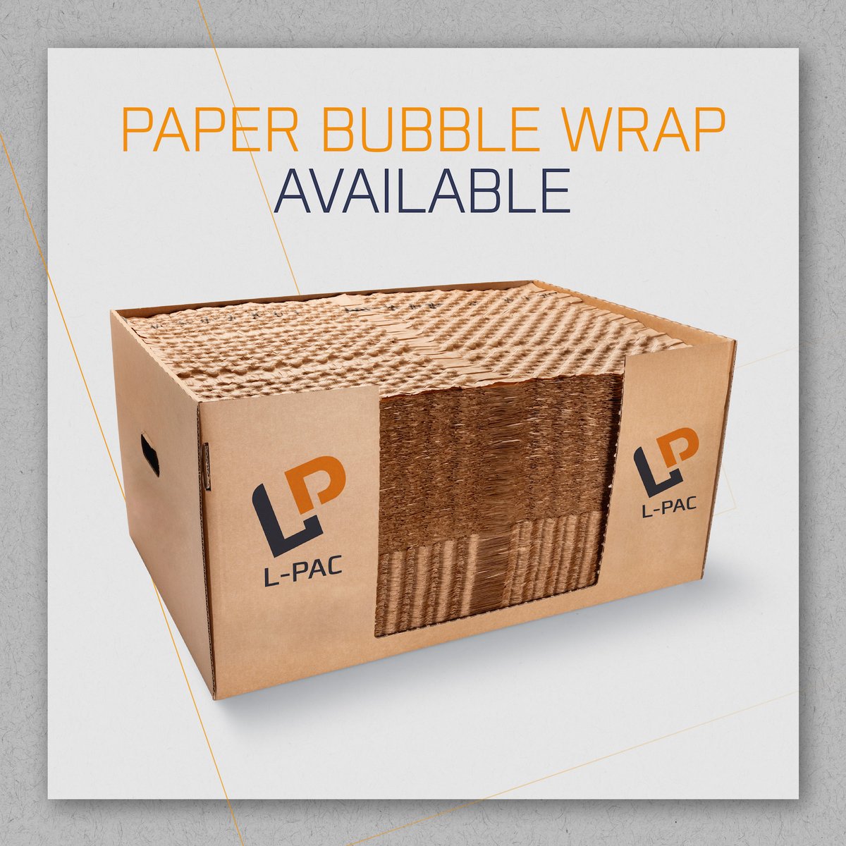 LPACpackaging's tweet photo. Imagine how much you can improve customer perception by switching to a new paper-based alternative to traditional bubble wrap! ♻️
One option is #PAPERbubble – 100% #Recyclable, 100% #Biodegradable – providing an environmentally friendly alternative to standard #bubblewrap. https://t.co/peDUx6xQsX