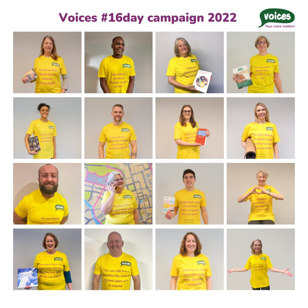 A big thank you to all involved in our #16day campaign 2022 - our amazing Lived Experience group who developed wording for our T-Shirts and wonderful group of local public figures who supported and wore the tops. Thanks also to all who have liked and shared! #16DaysOfActivism