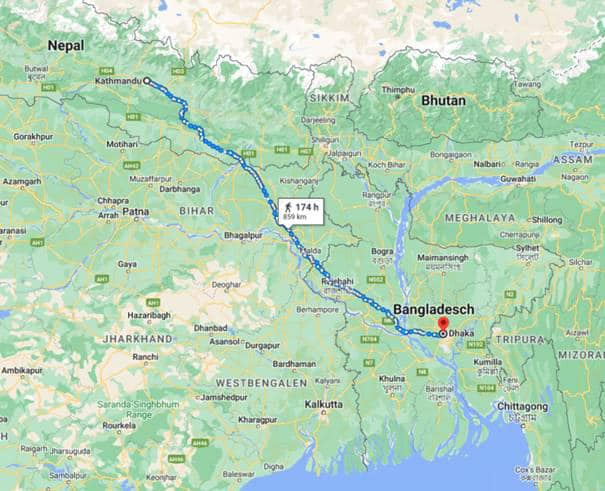 GerAmbKTM's tweet photo. I am on a bike🚴trip to Dhaka, capital of 🇧🇩, from Kathmandu through 🇮🇳. During the journey, I plan to cover 850 km and reach Dhaka by Christmas. https://t.co/HuWUXh69AF