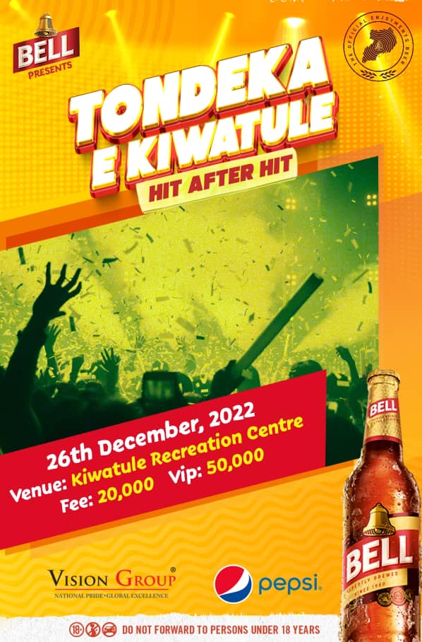DonOwebuba's tweet photo. Don't miss Tondeka ekiwatule sagala agalamidde hit after hit. 
Gates open at 10 am until next day , come we party. 
#dont_stop by @BebeCoolUG
https://t.co/2SQBV9oKhf https://t.co/ZuMZXAGvqW