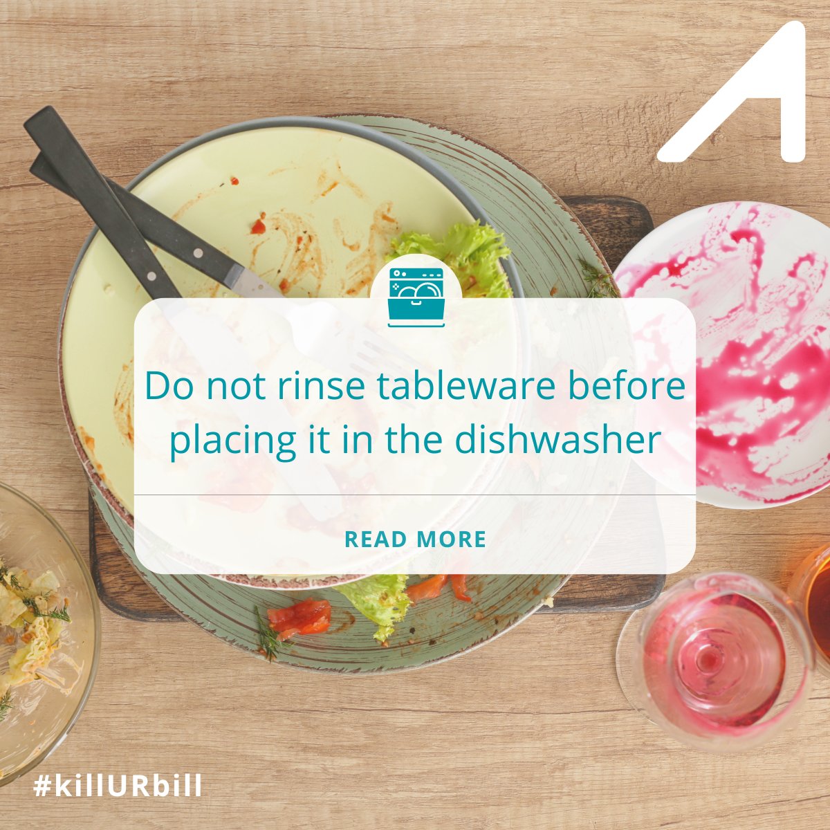 APPLiA_Europe's tweet photo. #killUrbill: Do not rinse tableware before placing it in the dishwasher 
 
To make the most of the washing cycle, scrape off leftover food into the bin with utensils before placing them in the dishwasher. And yes, even grandma approves this method: https://t.co/QjOoWzo8bG https://t.co/DQ7TBMAAN4