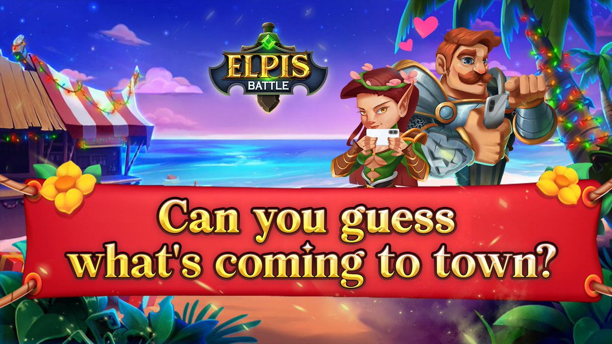 Anyone can guess what's coming up? Surprises for Elpis's players this Xmas #Xmas #ElpisBattle #ask