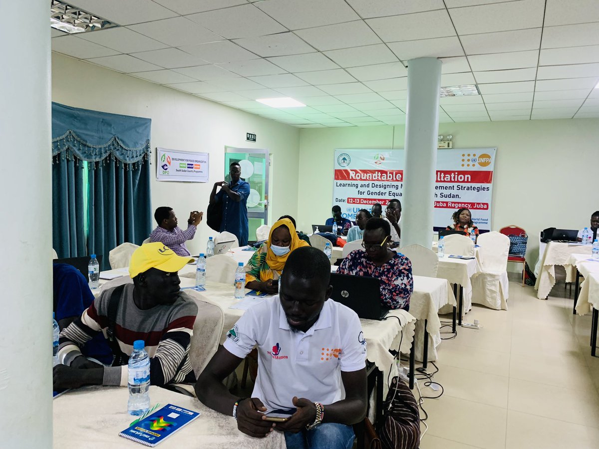 UNFPASouthSudan's tweet photo. Happening now! engaging men &amp; women on gender equality, through a systematic approach to ending GBV
#Musharaka4Tanmiya #3Zeros https://t.co/SLelYCezIT
