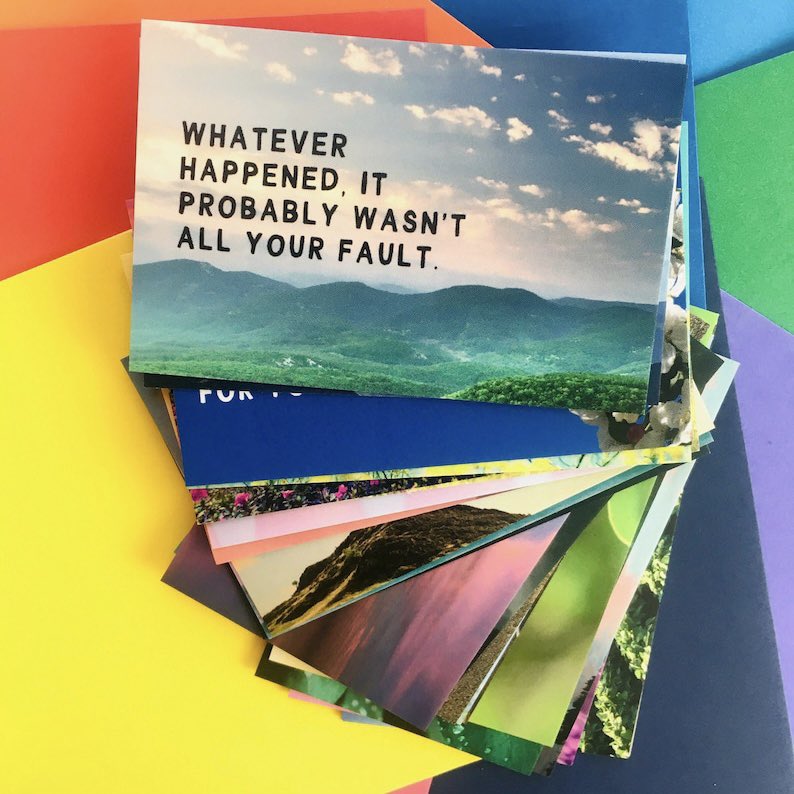 SarahandLeila's tweet photo. Need a last minute stocking stuffer or Secret Santa gift? We’ve got you. If you buy a Creativity Tarot or Feel Better deck, we’ll send them gift-wrapped.

Order now: https://t.co/LCFqpAUc4q https://t.co/eK2ajK8dqg
