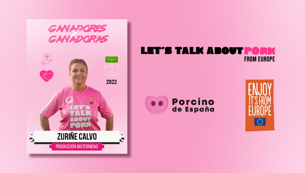 Zuriñe Calvo, nuestra ganadora con más partidos. Determinante en su juego, pero sobre todo UN REFERENTE PARA QUE LAS NUEVAS GENERACIONES SIGAN TRANSMITIENDO NUESTROS VALORES 
#LOS11GANADORES 
#GanadoresyGanadoras
#letstalkaboutporkfromeurope
#enjoyitsfromeurope 
#EUAgriPromo