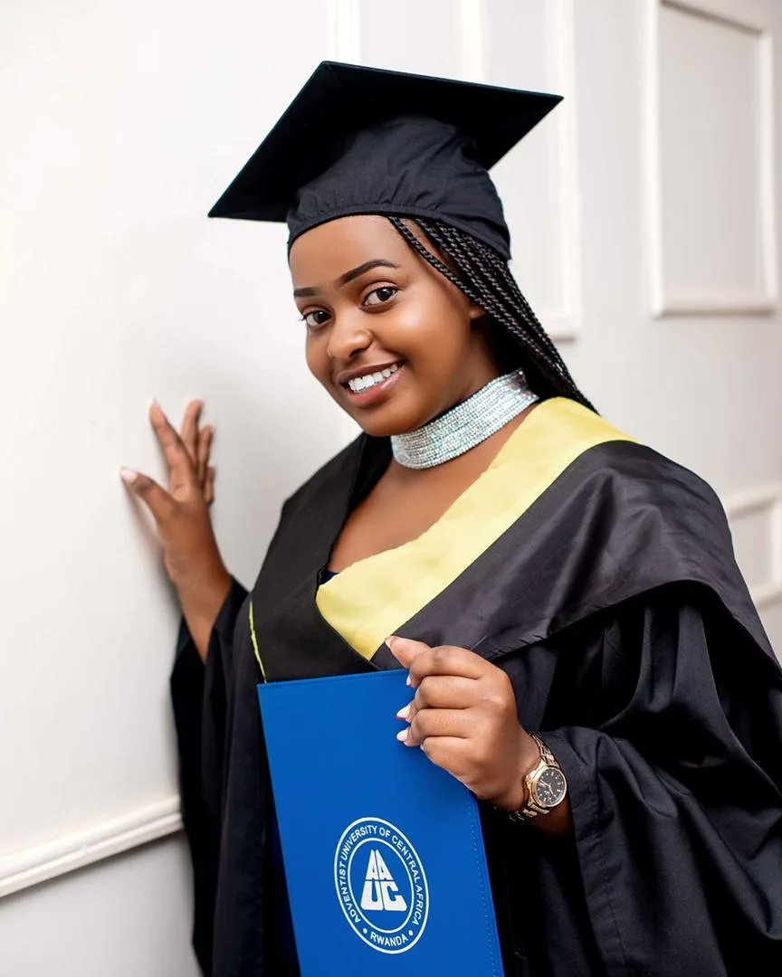 NdabagaImpact's tweet photo. We are very excited to wish a very wonderful graduation day to our own @SandrineGisele https://t.co/MOhI9LBB9Z