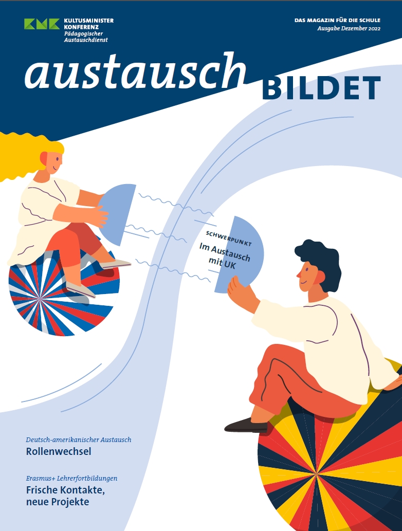 Haben Sie schon in die neuste Ausgabe des @kmkpad Magazins mit einem Schwerpunkt zu 🇩🇪-🇬🇧 Beziehungen hereingeblättert? Das geht sowohl digital, Sie können sich das Heft aber auch zum Schmökern bequem nach Hause schicke lassen. t1p.de/k692v #AustauschBildet