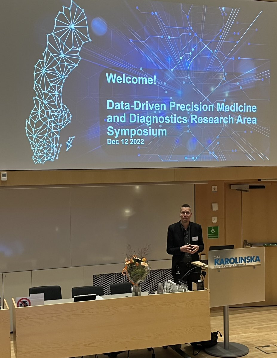 We are ready 😀 Looking forward to a great symposium on Precision Medicine and Diagnostics 🌟 #precisionmedicine #diagnostics #scilifelab