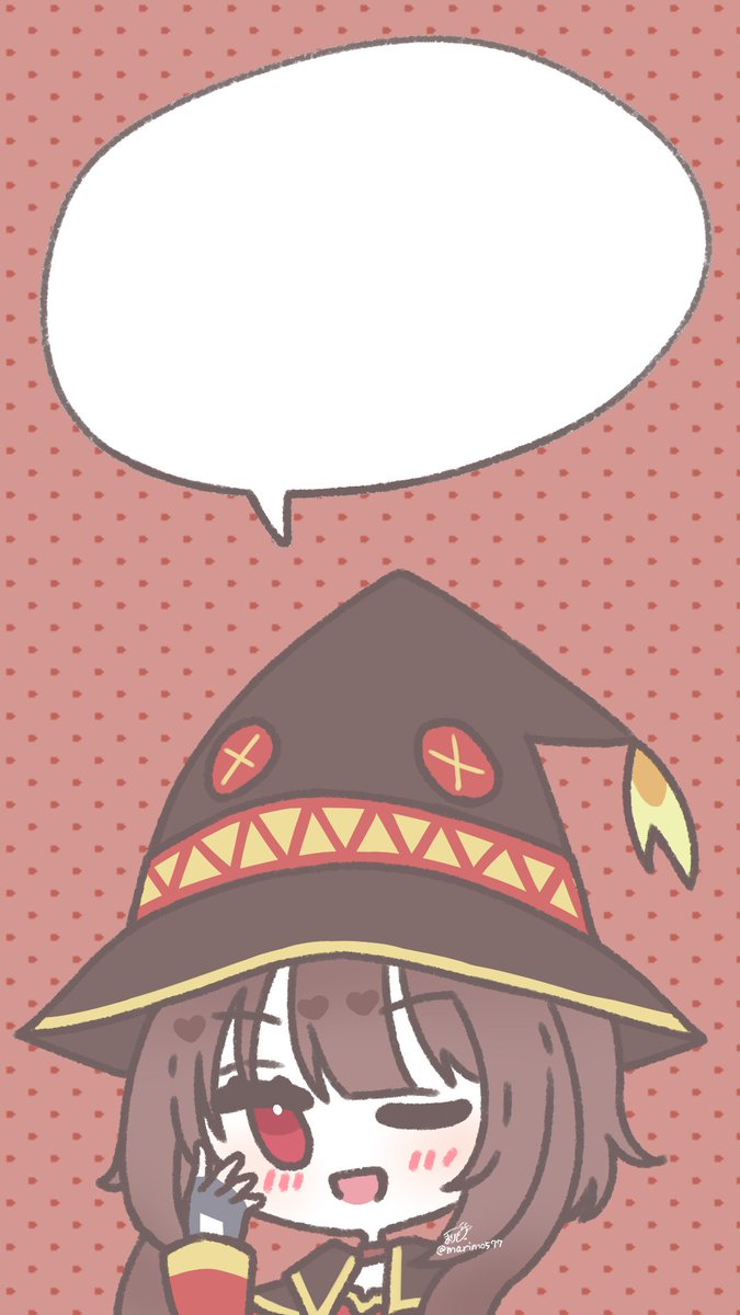 megumin 1girl hat red eyes witch hat one eye closed gloves short hair with long locks  illustration images