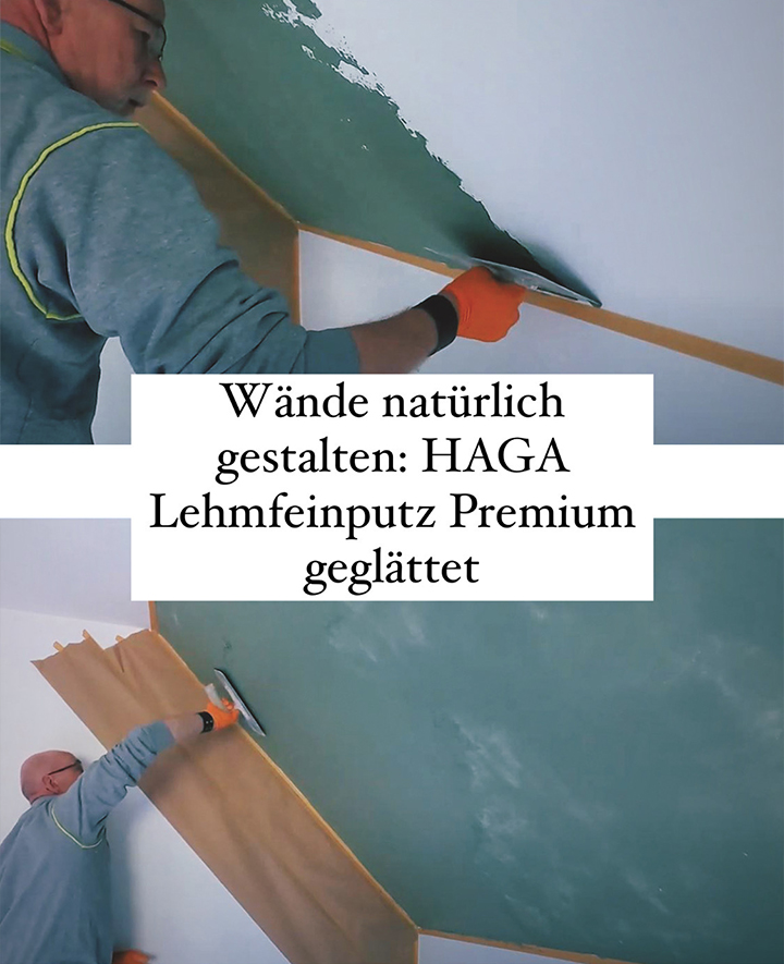 Haganatur_de's tweet photo. #Wände natürlich gestalten mit HAGA #Lehmfeinputz: Neue #Anwendungsvideos für DIY &amp; Profis.

👉Video 1: HAGA Lehmfeinputz Premium geglättet: https://t.co/F6zexNOEw2

👉Video 2: #HAGA Lehmfeinputz mit dem Schwammbrett abgefilzt:  https://t.co/xM3me0ObmF https://t.co/pNGMbQdFJL
