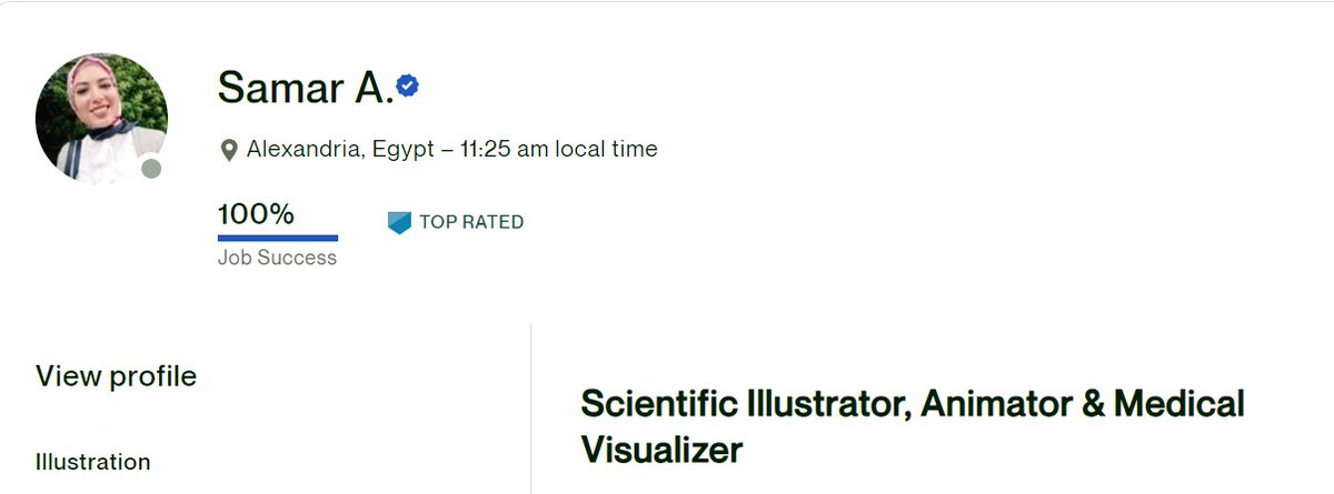 brainmuffin101's tweet photo. #Top rated as a medical/#scientific_illustrator and animator on #Upwork platform with 100% Job success
checked✔️
#Sciviz
https://t.co/6h8Zmqz2wH https://t.co/BD31ZWoCYx
