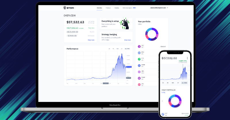 Stoic_AI's tweet photo. AI-enhanced crypto autotrading 💵💵 Official Binance broker. Your money never leave your account 🔒🔒 Earn on any stage of the market 💸💸