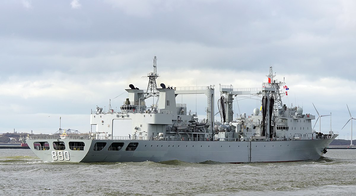 Istihbarat1800L's tweet photo. Not unusual, as PLA Navy has a stronghold in Djibouti but maybe it will be useful to someone. As I was looking for something in Djibouti port I found this vessel, it might be the #Chaou AOR-890 PLA Navy Type 903A replenishment ship. The date is October 06, 2022.#GoogleEarth Pro https://t.co/2WTwANmLBs
