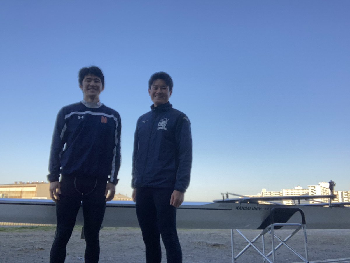 rowinglovers's tweet image. 会社の同期で最近大阪配属になったそうたとダブル漕ぎました！！
めっちゃ楽しかった😆