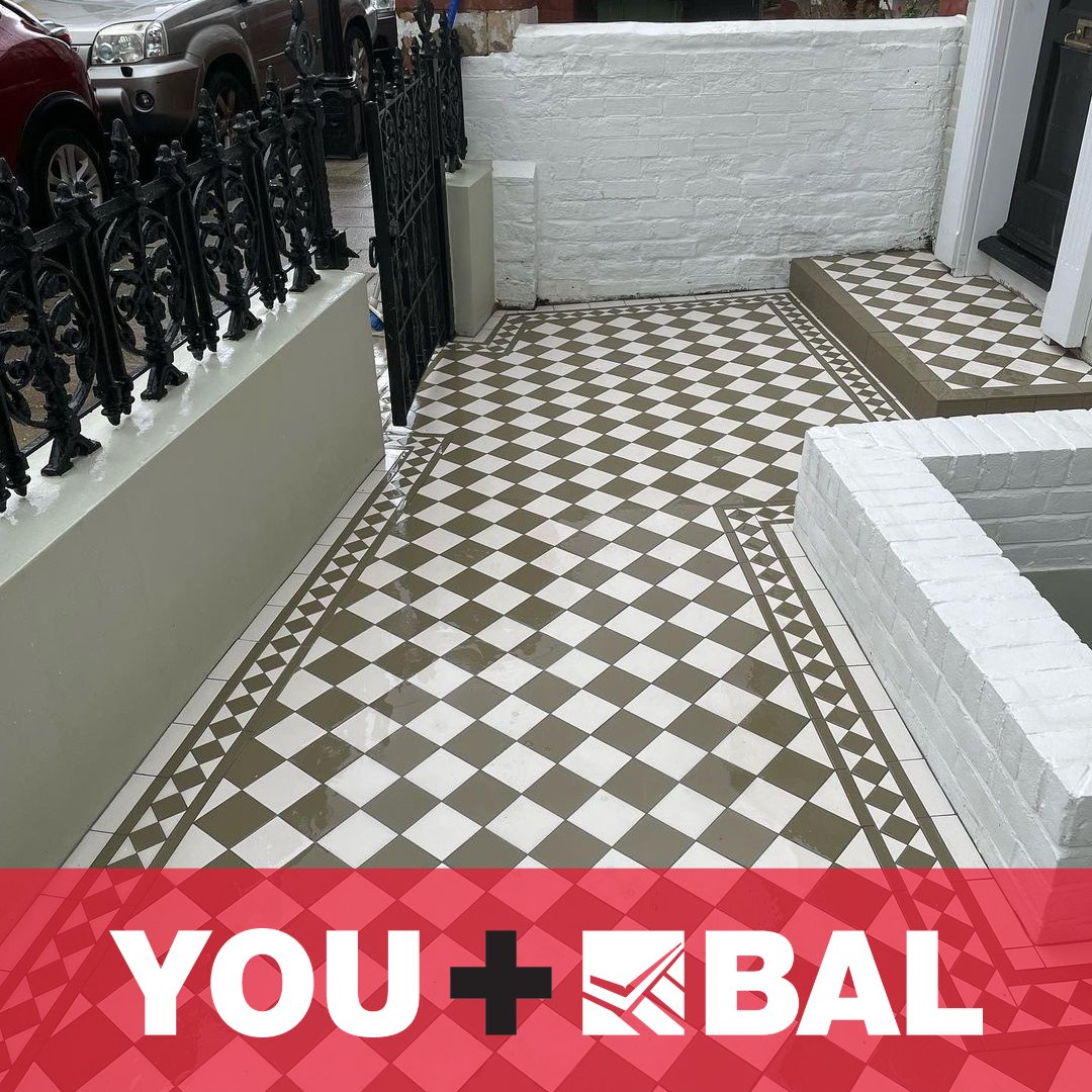 BALtiling's tweet photo. A pathway to success ๐
We're loving this project by Bespoke Tiling UK, using a full BAL solution.๐
For external tiling think BAL!
โ
Water and Frost Resistant Adhesives
โ
External levellers
โ
Hard-wearing grouts
#Tiling #BALTiling #Tile #Paths #Pathway https://t.co/eGrUhInY67