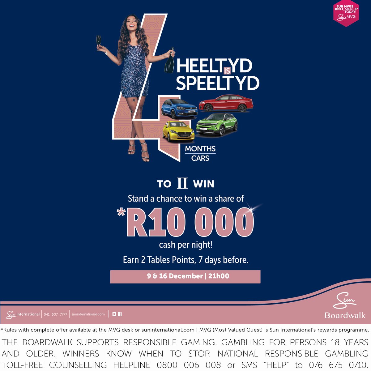 Play Tables and stand a chance to win your share of R10 000 cash per night! 🤩

Find out more: bit.ly/3iWVVyU