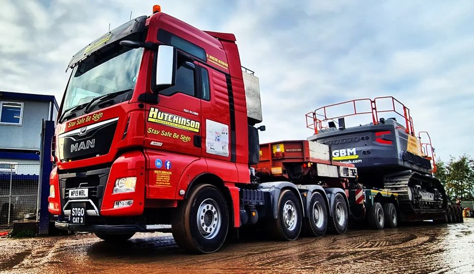 Hutchinson's MAN/Nooteboom outfit at work. Photo by Rob Buxton for #CaptureoftheQuarter. @mantruckbusuk