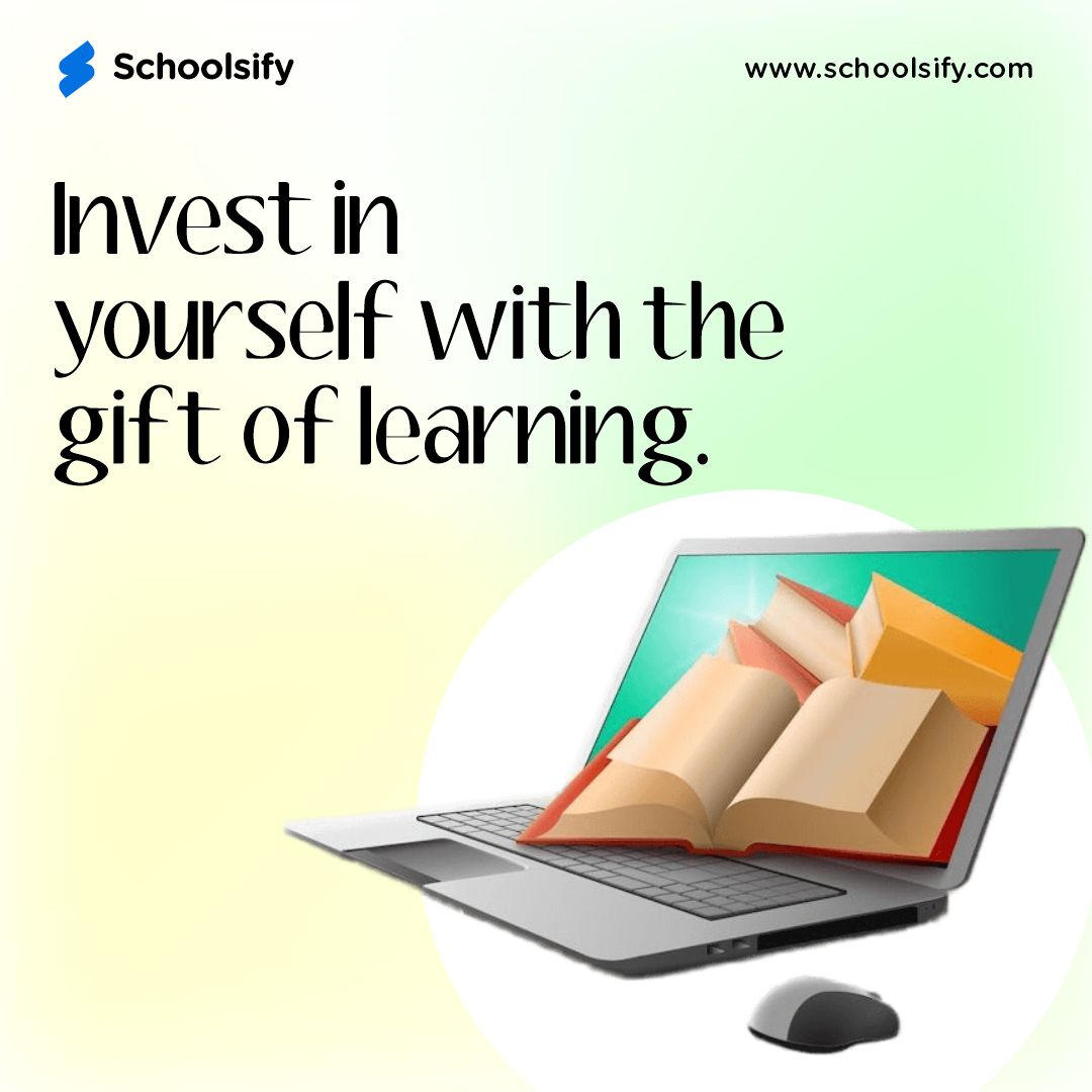 Invest in yourself with the gift of learning today!

#learning
