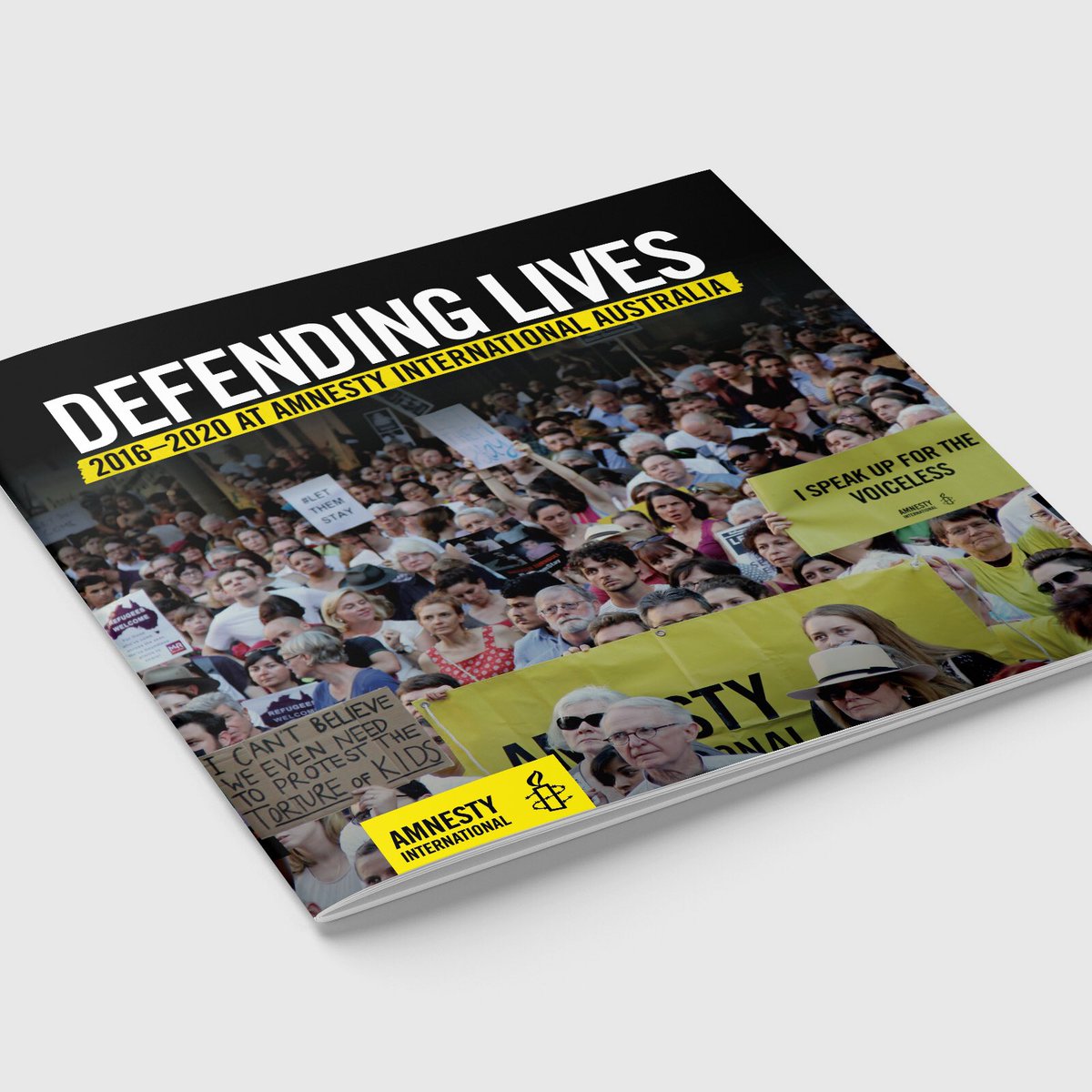 jarren's tweet photo. In 2016, I was given the opportunity to design Amnesty International Australia’s “Defending Lives” booklet. It outlined the values and vision of the organisation for the following four years.

Read more: https://t.co/SKjRT7eoVR https://t.co/AtYiM9rRyA