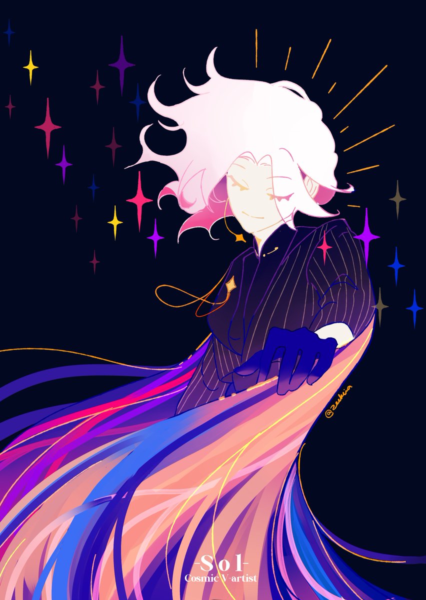 Solleiia's tweet photo. @silly_chaotic @XPPentablette Here is my OC!!!! All the best for everyoneee >w< https://t.co/Y5AZvLBBip