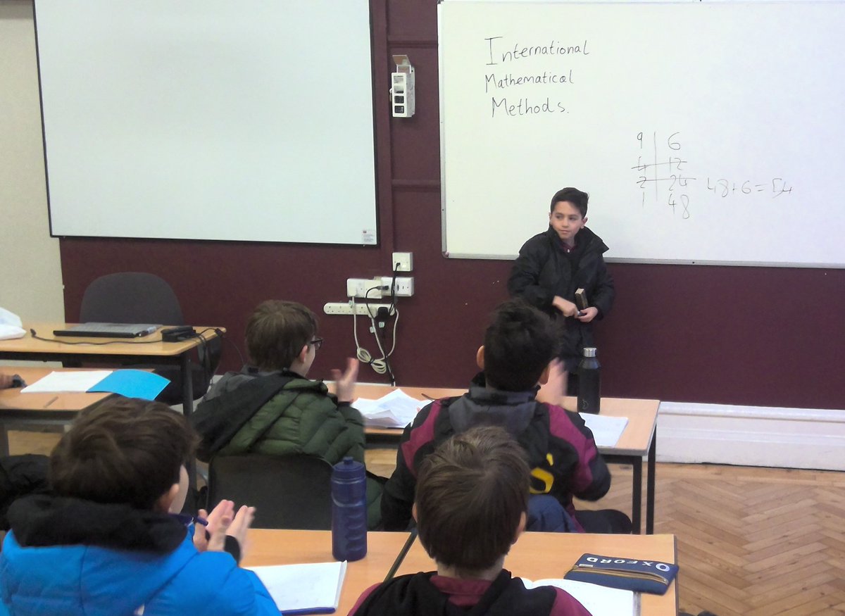 This week, the Lower School Mathematicians are celebrating Global Connectivity and exploring international mathematical methods! We have heard some brilliant student presentations including multiplication with chopsticks and Australian squaring!