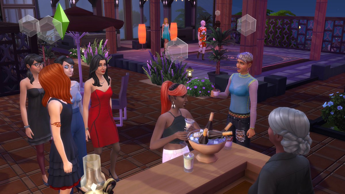 chellisim's tweet photo. Altri momenti della serata solo donne #TheSims4 https://t.co/tTV2nYnOS5