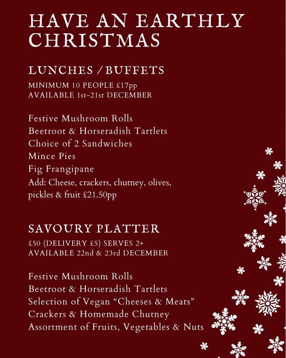 Still some availability for the week commencing 18/12. Please contact us with any requests. 😊🌱💚
#cardiff #cardiffvegans #SmallBusiness #plantbasedfood #grazing #Christmas #christmasfood