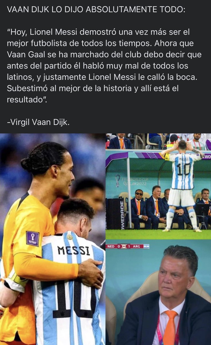 🤫🤫🤫🤫🤫🤫gracias #virgilvandijk  #WorldCup2022