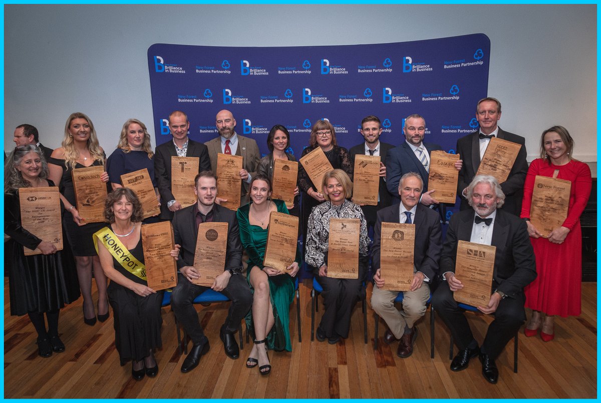 Over 230 people attended the #NewForest Brilliance in Business Awards last week! Congrats to all winners, including our sponsored category winners = Business of the Year <a href="/NewForestActivi/">New Forest Activities</a> 
nfbp.org.uk/awards/awards-… @NFBP <a href="/newforestdc/">New Forest District Council</a> #Awards #ShopLocal #SMEs #SolentBusinessSupport