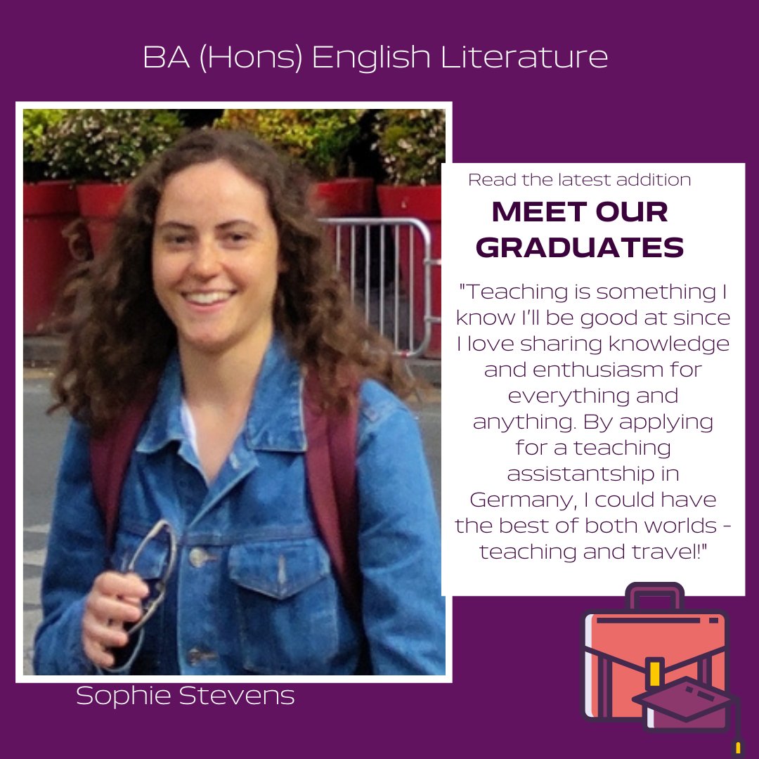 A life of adventure and learning awaits for MRes graduate, Sophie.

Got 5 minutes to spare? Then read the latest of our 'Meet our Graduates' series and learn more about Sophie's journey with the University of Portsmouth. 

#Alumni #EnglishLiterature

uni.port.ac.uk/3FDPDx6