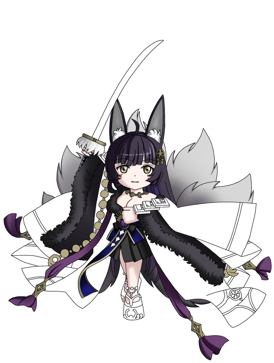 「#アズレンのチビ武蔵を描く#アズールレーン #アズレン #AzurLane #武」|真オーゼ（(@_@))のイラスト
