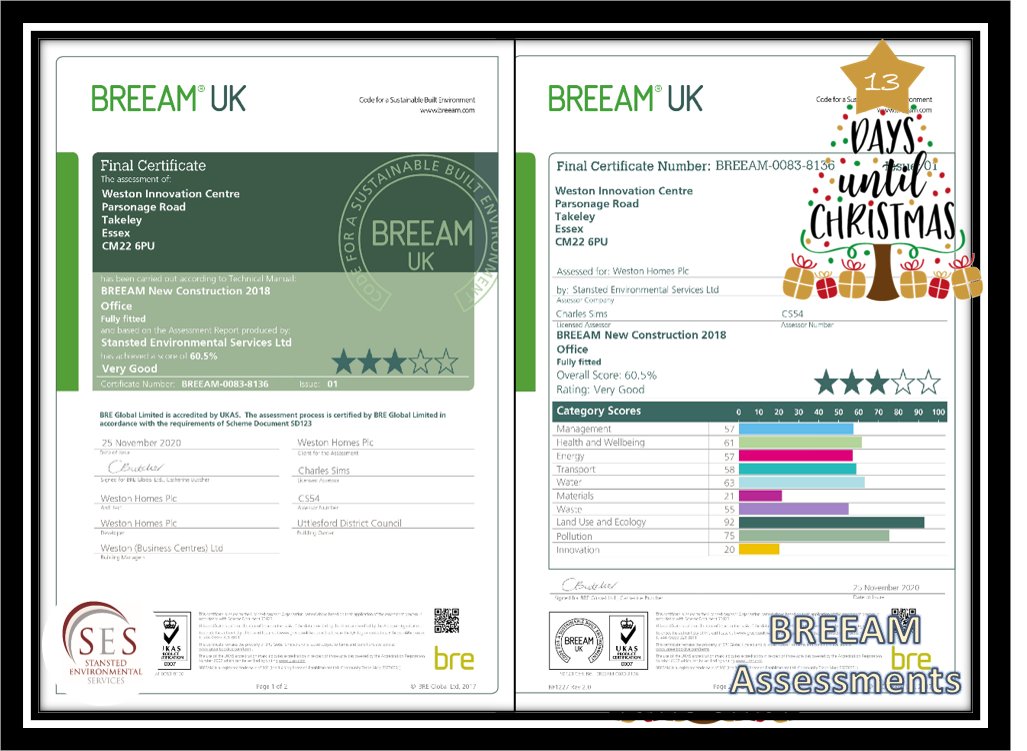 Ltd_SES's tweet photo. SES are experienced in undertaking BREEAM Assessments on a wide range of projects and also in providing clear and timely advice to assist in achieving BREEAM targets. Contact us to discuss your project and how we can help you achieve your goal.
#13Daystogo #13 #breeam https://t.co/birpocD3Oh