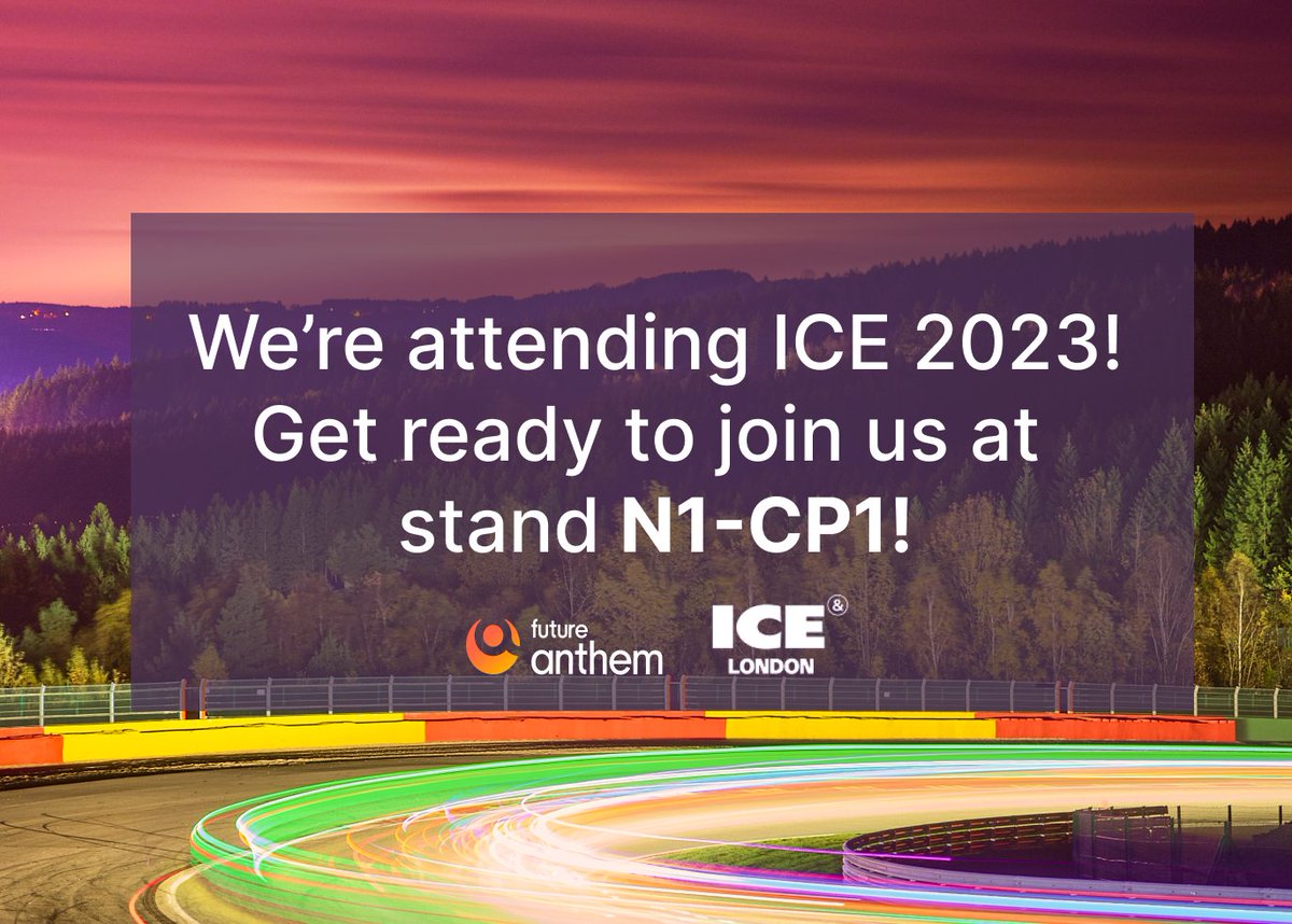 futureanthem's tweet image. 🎉 It&apos;s confirmed! 

🏃‍♂️ Our theme for ICE 2023 is going to blow your mind! 

📢 Get ready to make some noise. 

#MyICE23 #AI #GameDataScience #OnlineGambling