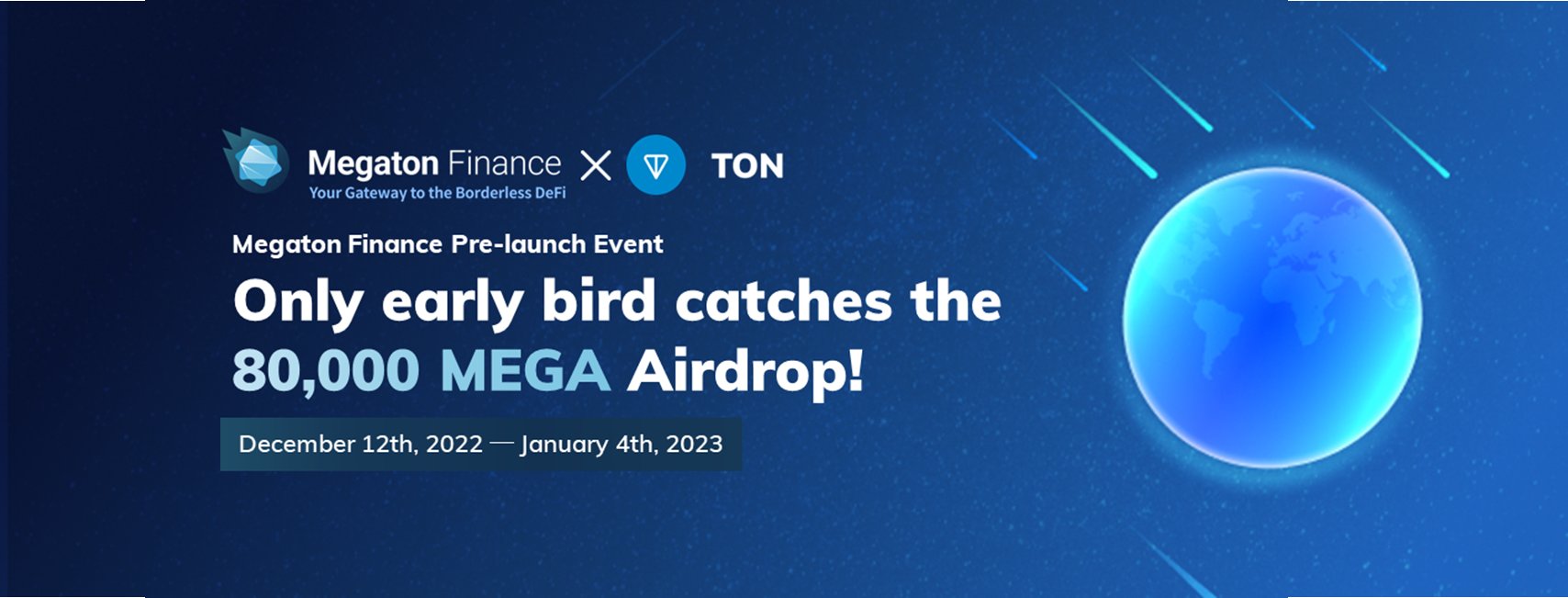 Megaton Finance on Twitter: "🔹Megaton Finance Events are EVENT1⃣ Join Megaton Finance Community Link👉 https://t.co/xrVC2yHdqZ EVENT2⃣ Send TON to your Crypto Wallet Link👉https://t.co/SxFXJrdVbC Get ready to jump into TON by joining