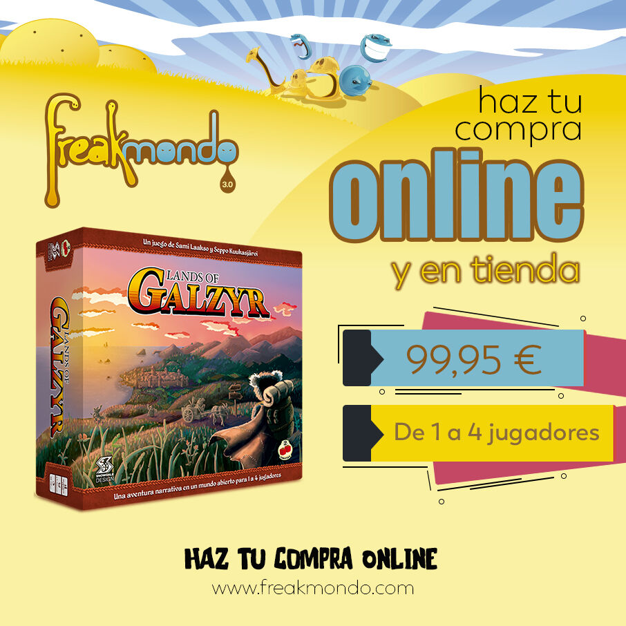 LANDS OF GALZYR
Haz tu compra online.
freakmondo.com
Ayúdanos y comparte esta publicación. Dale a like, guarda y comparte.
.
#freakmondo #navidad #juegosdemesa #merchandasing #granada #callecruz #friki
