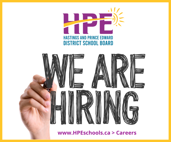 HPEschools's tweet photo. Are you a qualified teacher looking for casual employment? HPEDSB is currently accepting applications for Occasional Teachers to provide coverage in elementary and secondary schools. Apply today  at https://t.co/k5IiKgliE5 https://t.co/9zMgmhWlDz