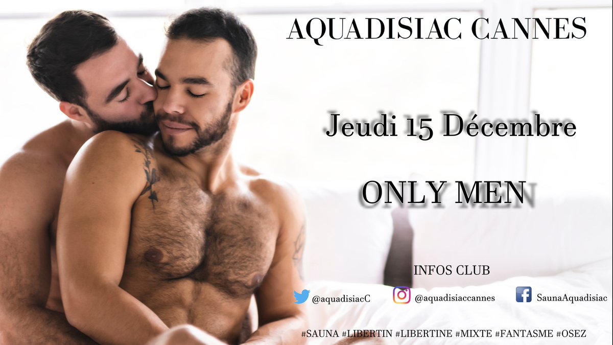 AquadisiacC's tweet photo. #libertine #libertin #saunalibertin #femme #homme #lesbienne #gay #couplelibertin #couplelibertine #trans #bisexual #aquadisiac #cannes #cannesbynight #novembre #fantasme #osez #mixte https://t.co/8BXRfFOFGa