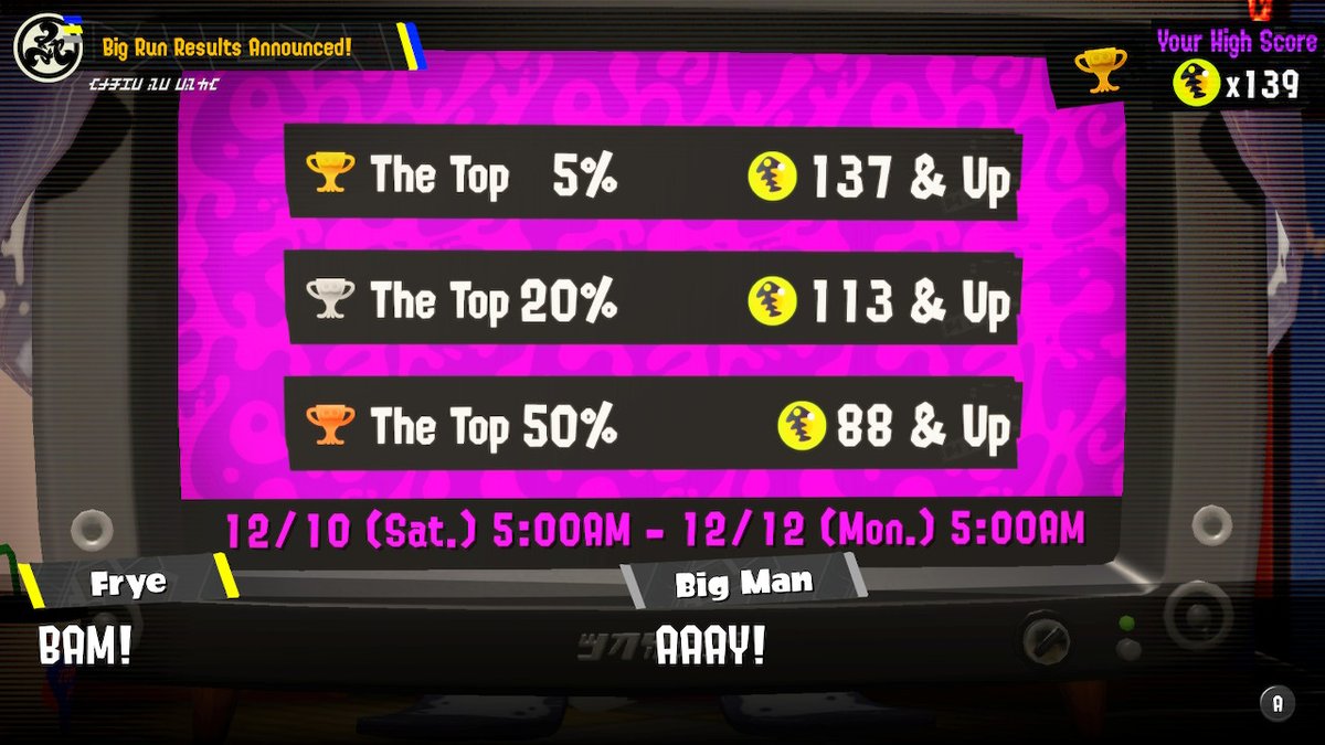 Fail3dMan's tweet image. top 5%! 
#Splatoon3 #NintendoSwitch