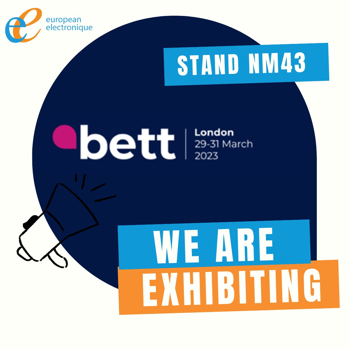 We are excited to be exhibiting once again at bett show and the countdown is officially on😆

Are you going to Bett in March? We'd love to see you there and talk all things #education #technology