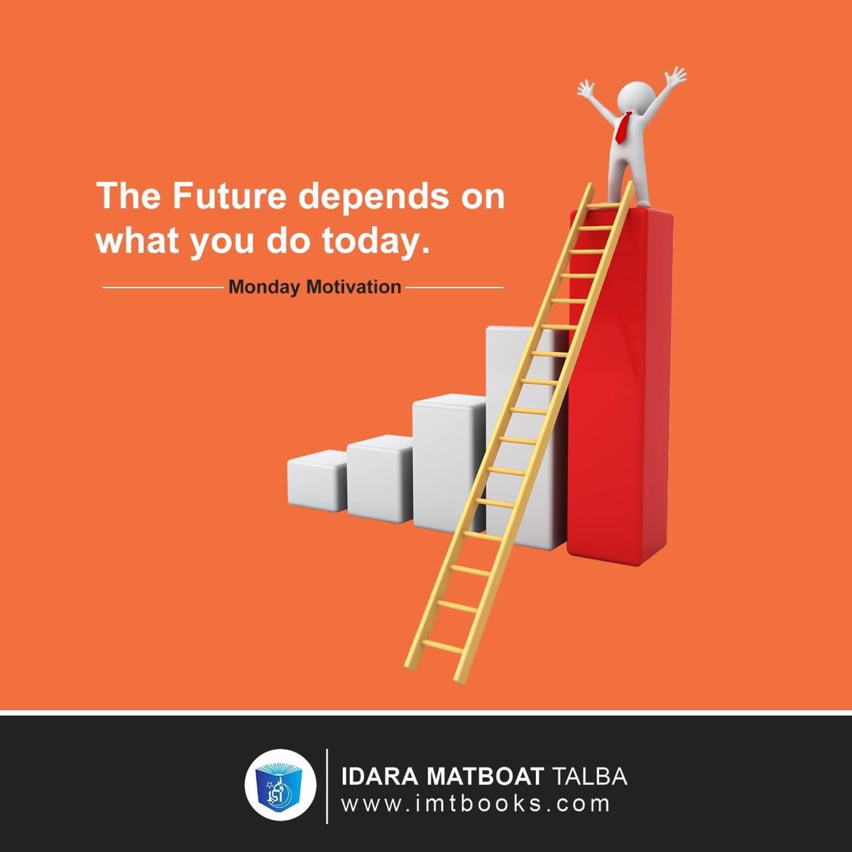 imtbooks's tweet photo. 𝐓𝐡𝐞 𝐟𝐮𝐭𝐮𝐫𝐞 𝐝𝐞𝐩𝐞𝐧𝐝𝐬 𝐨𝐧 𝐰𝐡𝐚𝐭 𝐲𝐨𝐮 𝐝𝐨 𝐭𝐨𝐝𝐚𝐲.
Your Monday morning thoughts set the tone for your whole week. See yourself getting stronger, and living a fulfilling, happier and healthier life.
.
#Idara #Imtbooks #books #orderbooks #monday https://t.co/wvuQR4mMIw