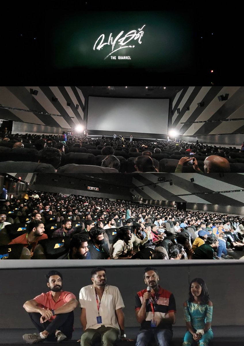 Vazhakk ♥️♥️
Vazhakk Screening is huge
Huge means really huge response from audience. 
Thanks for the opportunity to be part of this film & film screening experience @sanalsasidharan sir
@ttovino @TheSudevNair @KaniKusruti @Prithvi_Krimson @chandruselvaraj @iffklive
#iffk2022