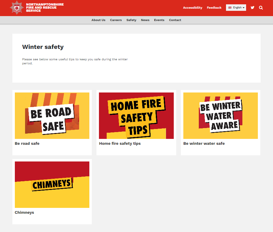 With the winter weather upon us, there are ways to help keep yourself &amp; others safe, whether it is at home, on the roads or by the water. 

See our Winter safety advice on our website:

northantsfire.gov.uk/winter-safety/