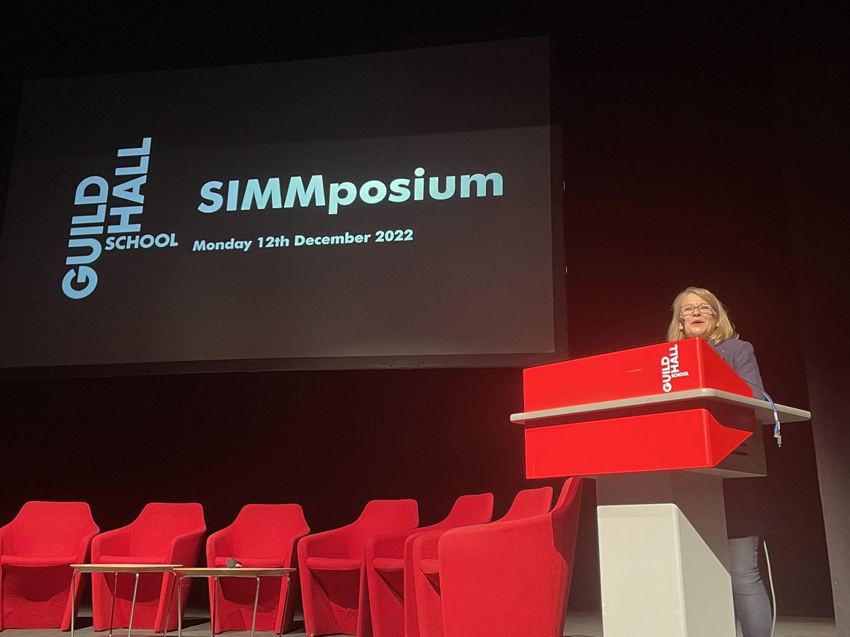 #SIMMposium7 is under way at <a href="/guildhallschool/">Guildhall School of Music & Drama</a> with a welcome message from <a href="/BrydieBartleet/">Prof Brydie-Leigh Bartleet</a>, President of <a href="/simmplatform/">simm</a>