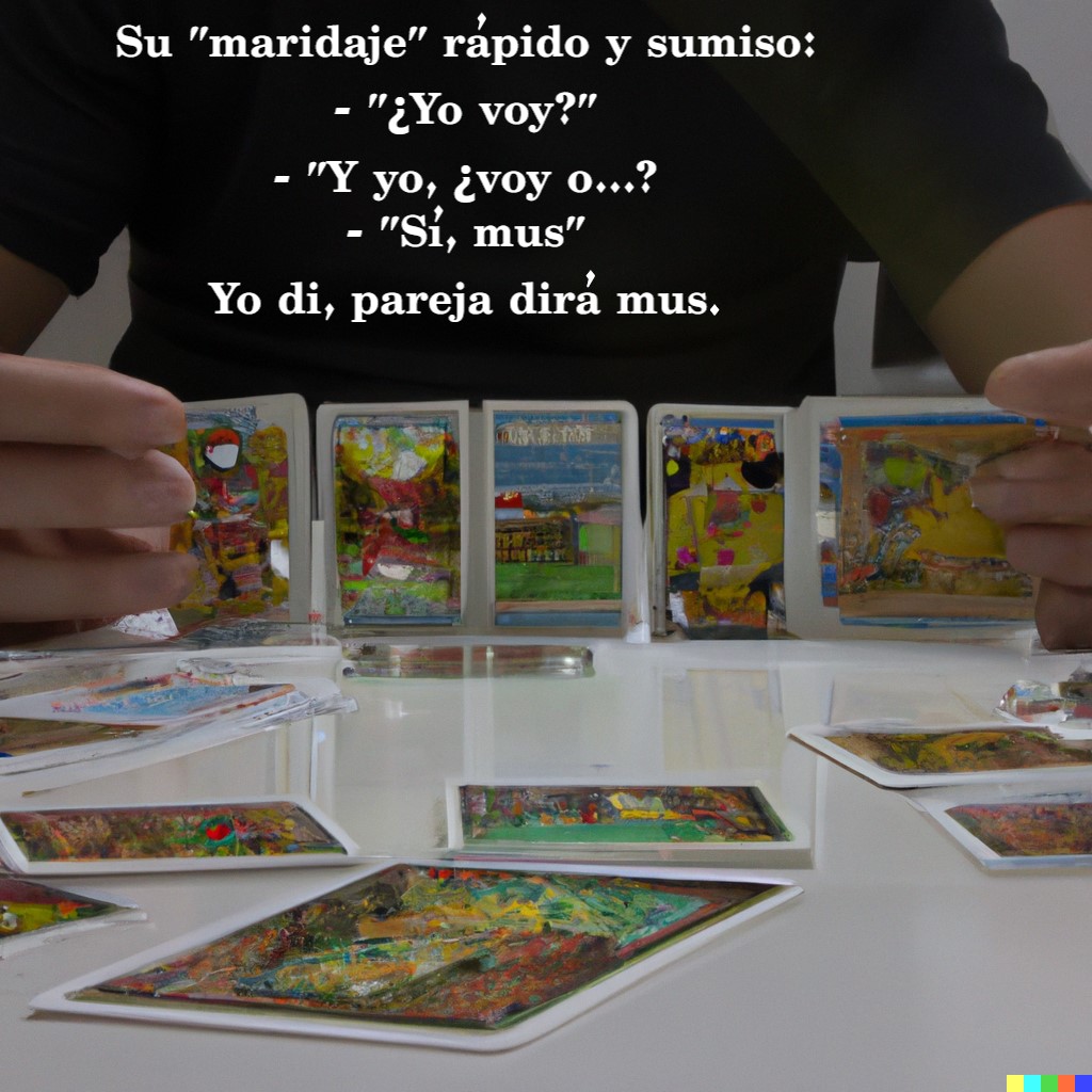 "Más mus" (palíndromo)
· · · >