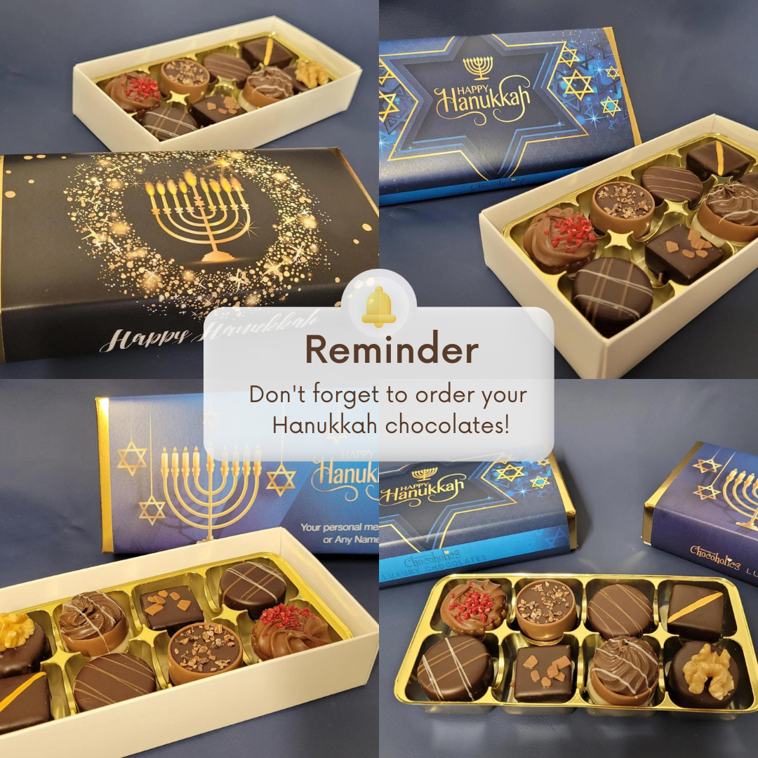 Don't forget to get your Hanukkah orders done in time! These boxes are exclusive to our Etsy shop. Shop here: etsy.com/uk/shop/CocoaC…

#Hanukkah