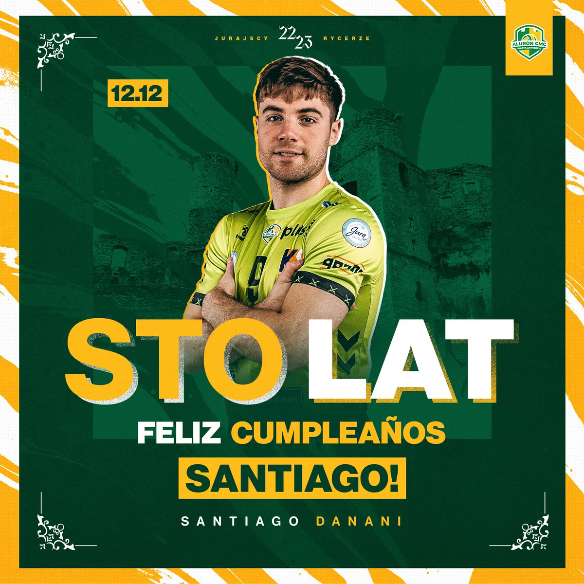 Feliz Cumple <a href="/SantiDanani/">Santi Danani</a> 🥳

#JurajscyRycerze⚔️ #PlusLiga