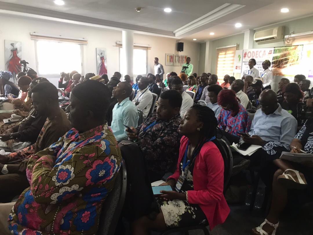 AdisiCameroun's tweet photo. En ce moment à l’HOTEL Bano palace #Douala se déroule la présentation officielle des résultats d’enquête du projet #ODECA.
#Cijournalism https://t.co/fiV5ybIW2b