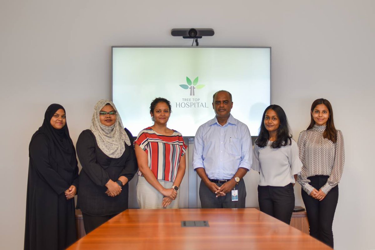 Honoured to meet @treetophospital COO Mr. Adil Moosa, Owner's Representatives Ms. Sarah Mohamed Moosa & Ms. Elisha Jameel to introduce our NGO and discuss areas of collaboration and advocacy. 
 
#infertility #advocacy #infertilityrights