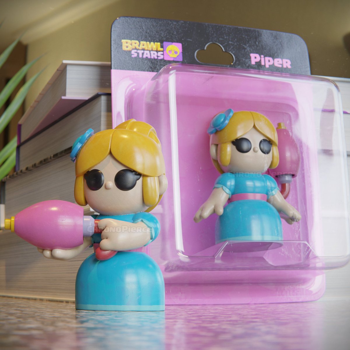 ChronoPierce_'s tweet photo. Mini Piper!

#brawlstars #clashmini #brawlxclash #brawlstarsfanart #clashminifanart #art #b3d #figurine https://t.co/3ppoupCSaX